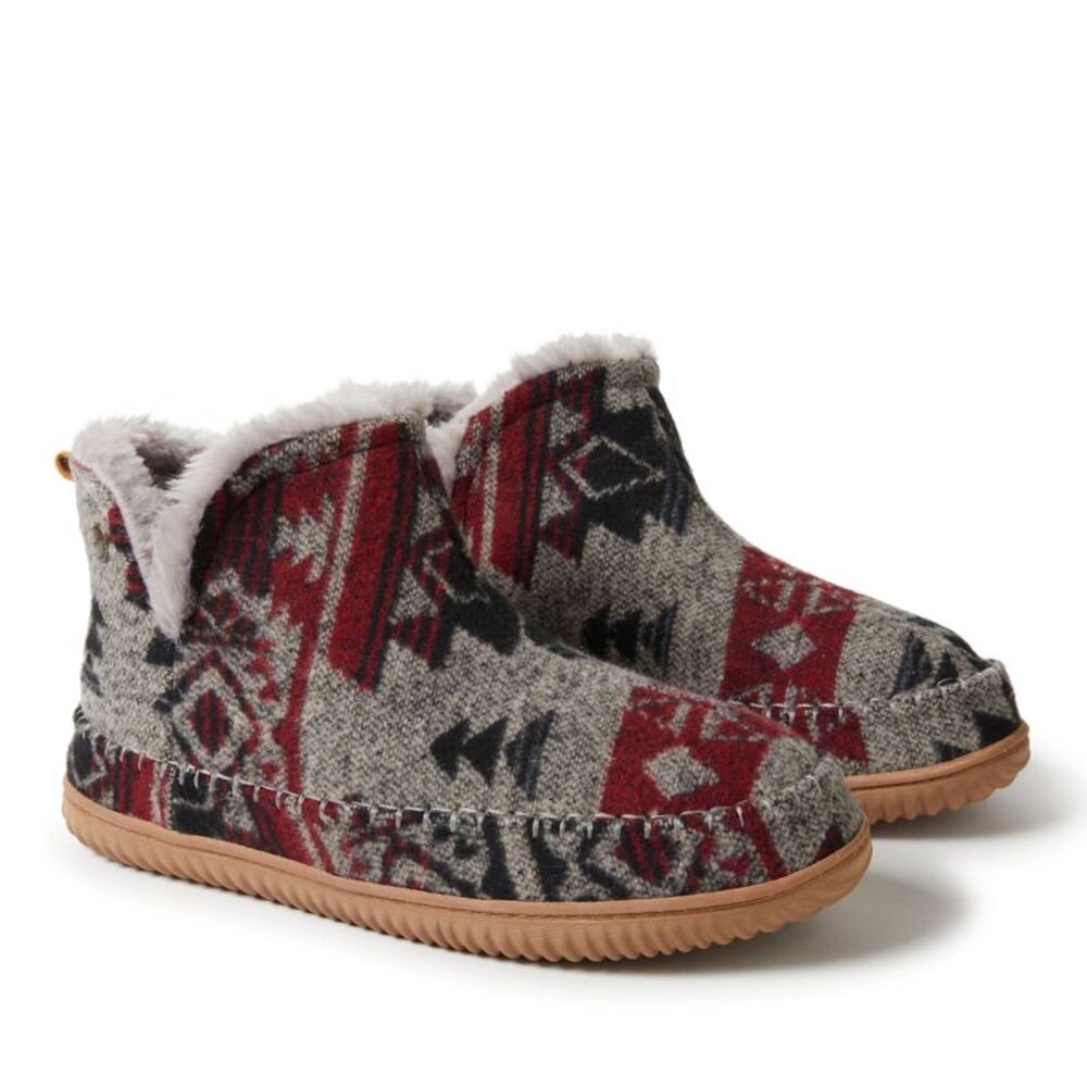 Alpine by Dearfoams Men’s Brixen Bootie House Slipper
